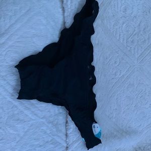 brand new cheeky, hipster, black bikini bottom